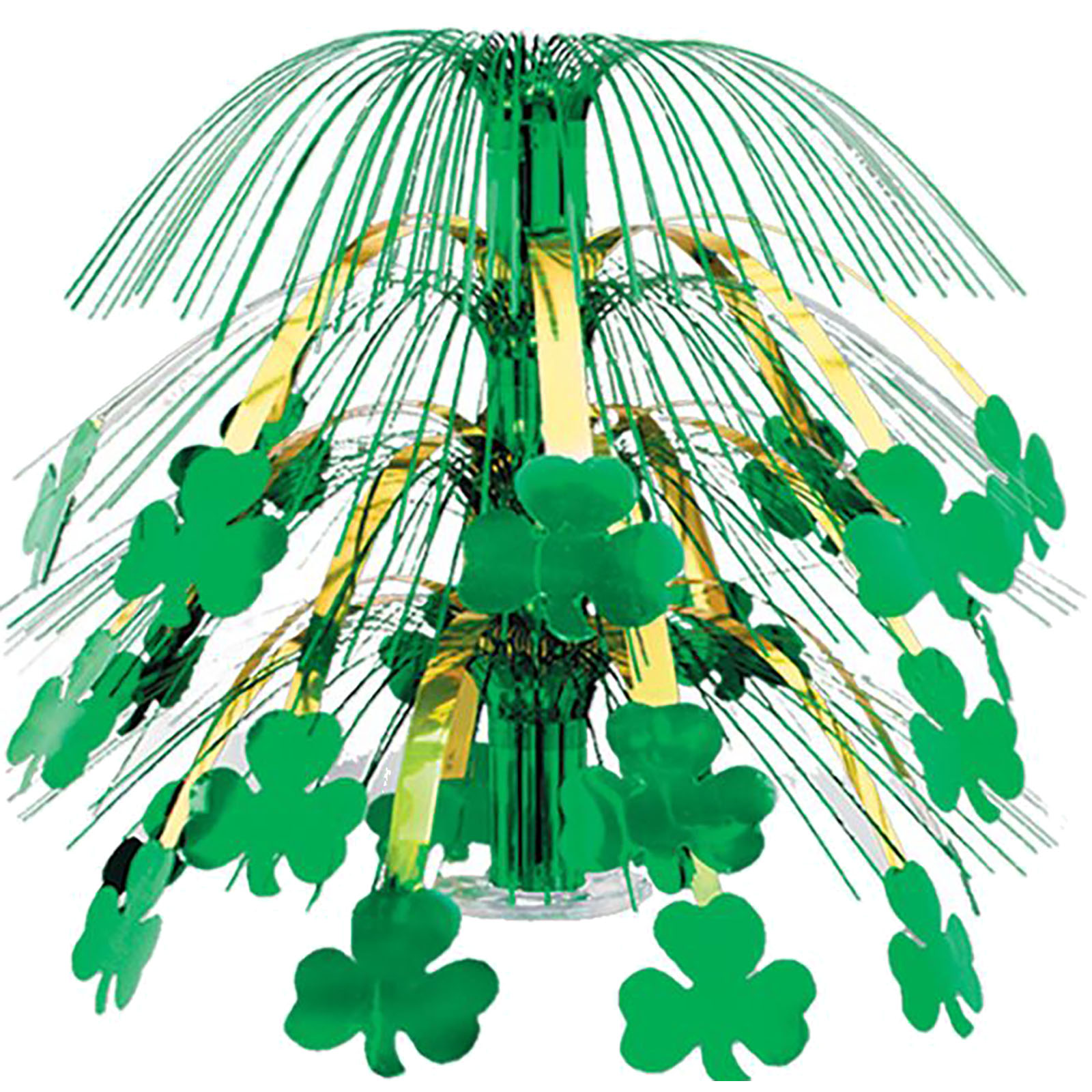 St Patrick's Day Shamrock Cascade Centrepiece