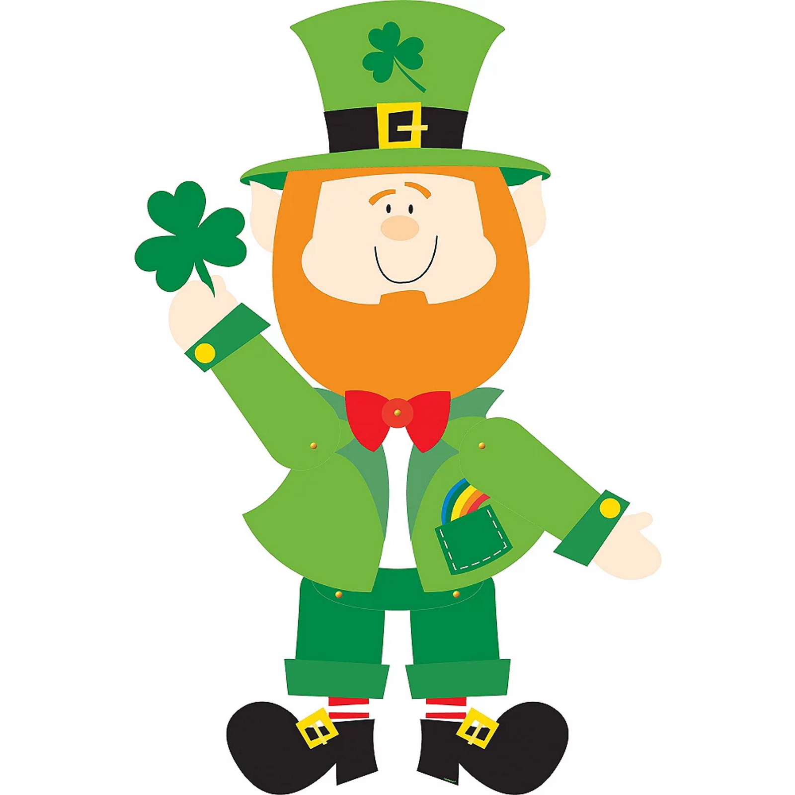 St. Patrick's Day Leprechaun Jointed Cutout Decoration
