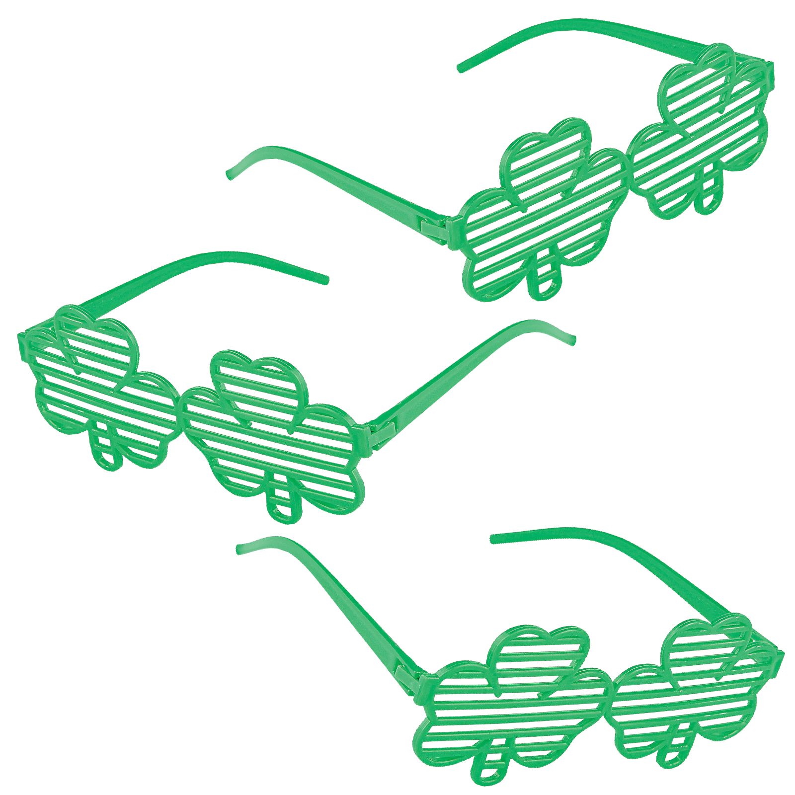 Shamrock Shutter Glasses (Pack of 12)