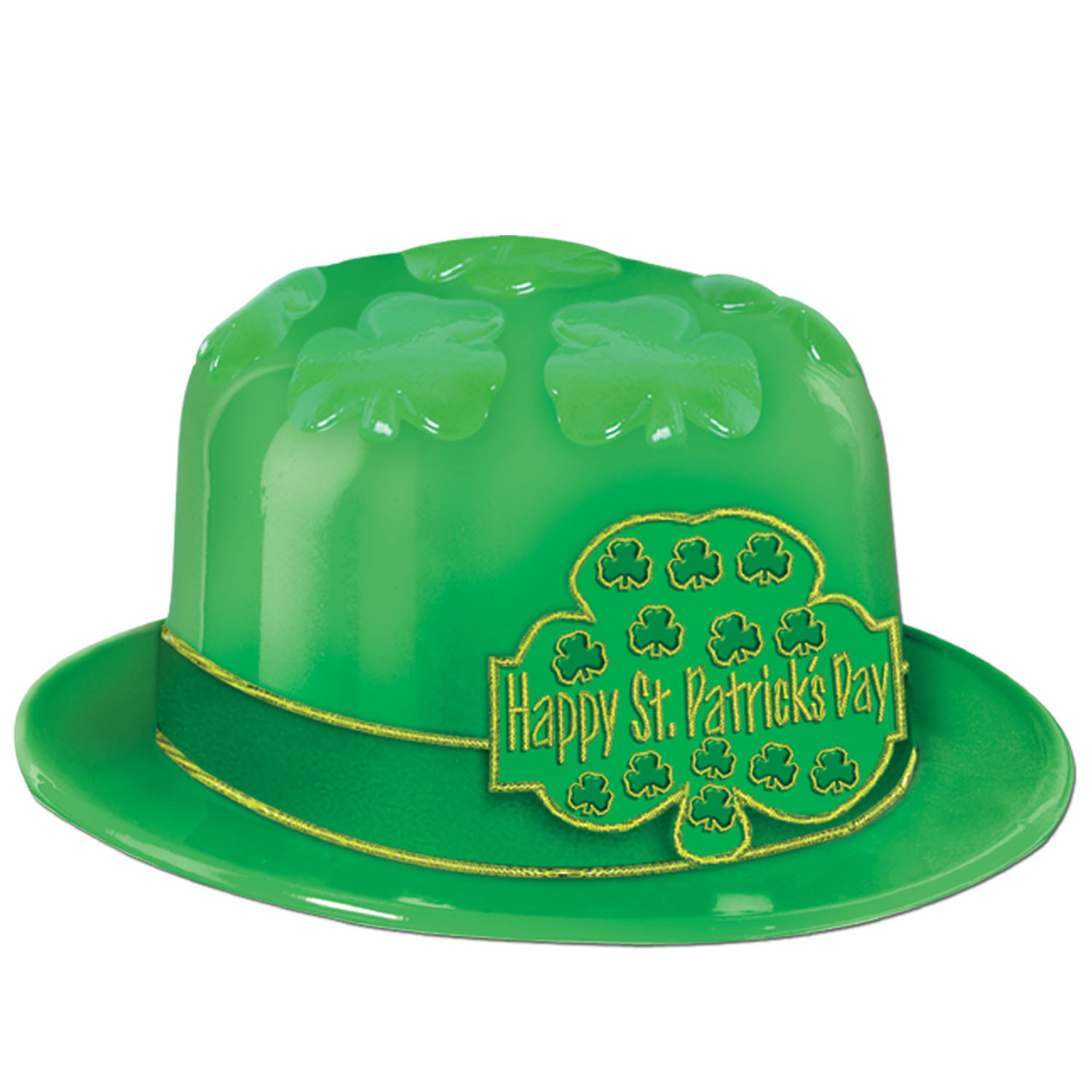 St. Patrick's Day Plastic Shamrock Derby