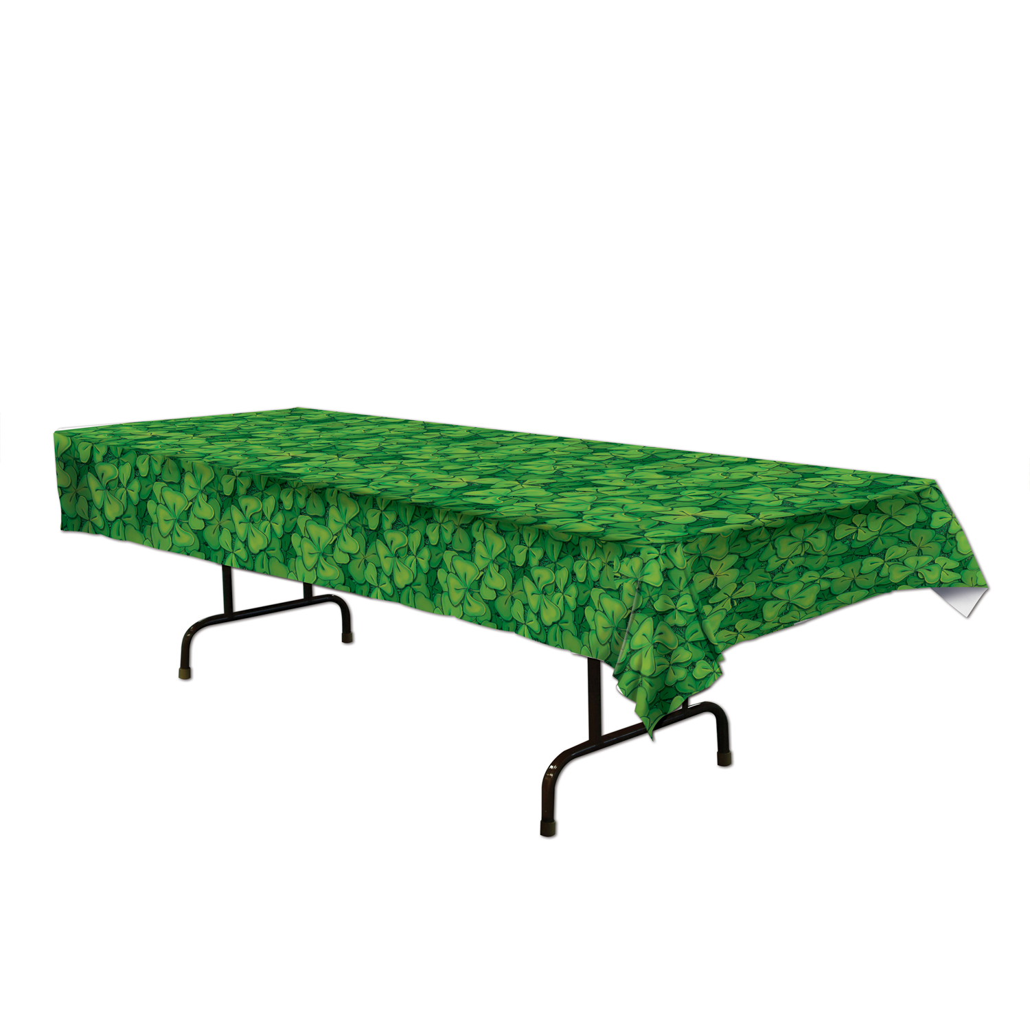St. Patrick's Day Plastic Shamrock Tablecloth