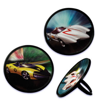 Speed Racer Cupcake Rings (Pack of 12)