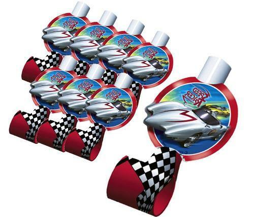 Speed Racer Party Blowers (Pack of 8)