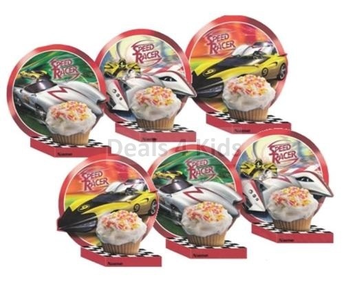 Speed Racer Cupcake Stands (Pack of 6)