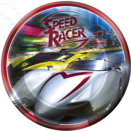 Speed Racer Large Paper Plates (Pack of 8)