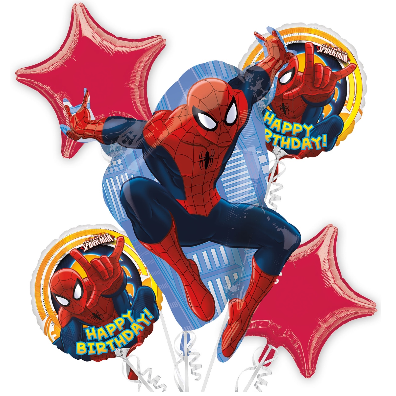 Ultimate Spiderman Helium Balloon Bouquet