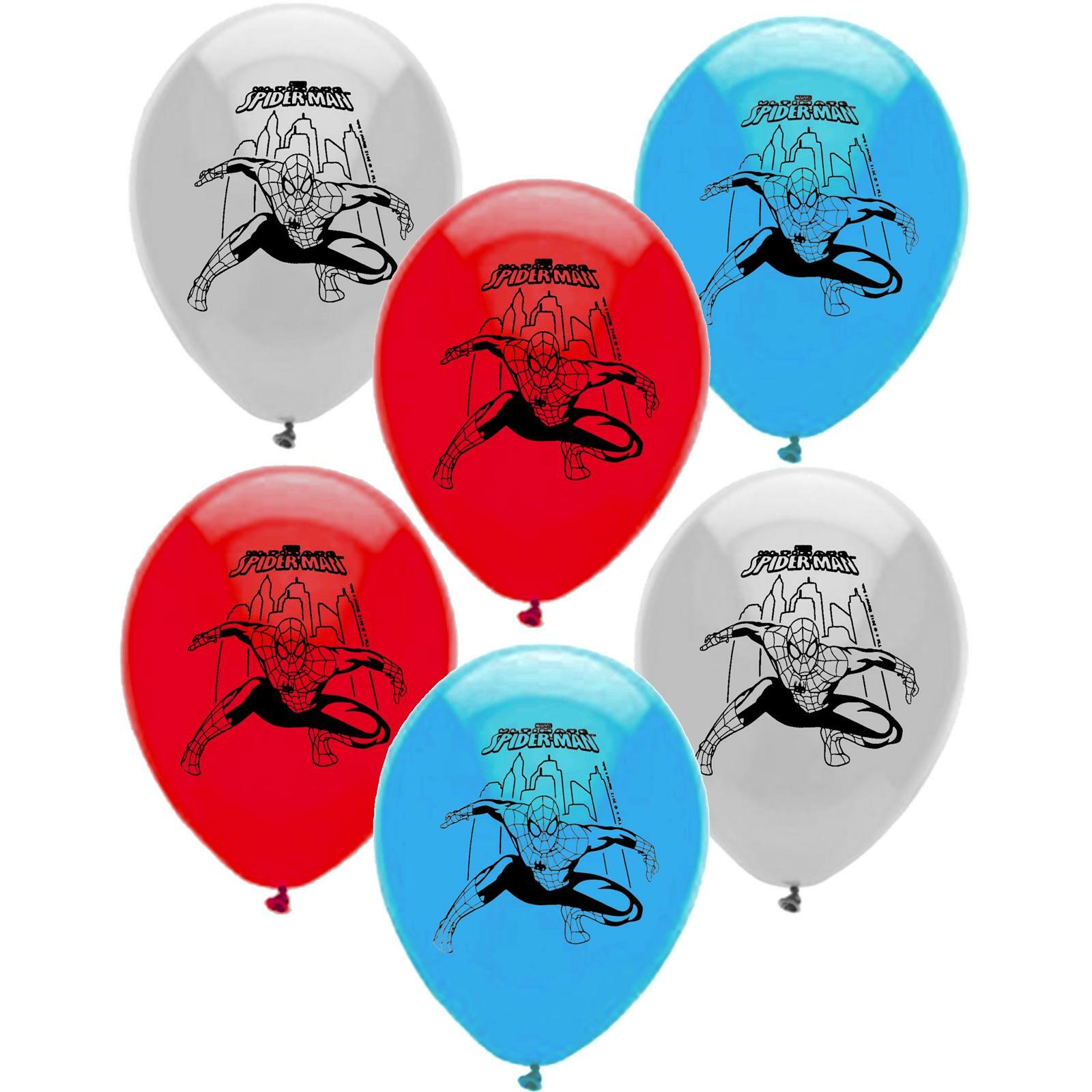 Spiderman Balloons (Pack of 6)