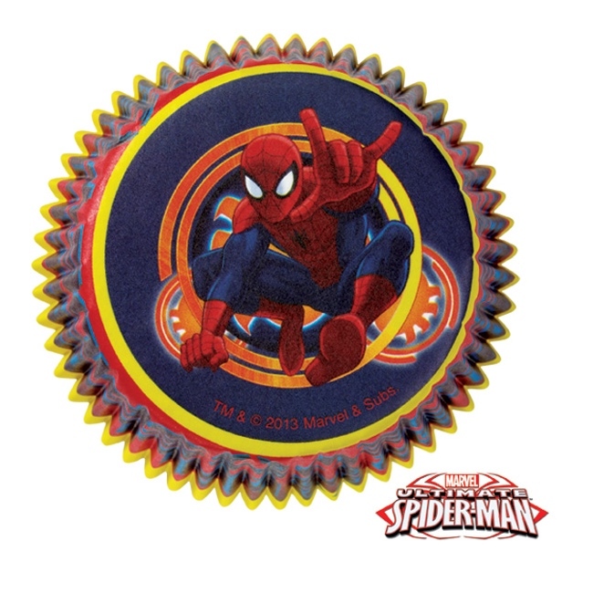 Ultimate Spiderman Baking Cups/Patty Pans (Pack of 50)