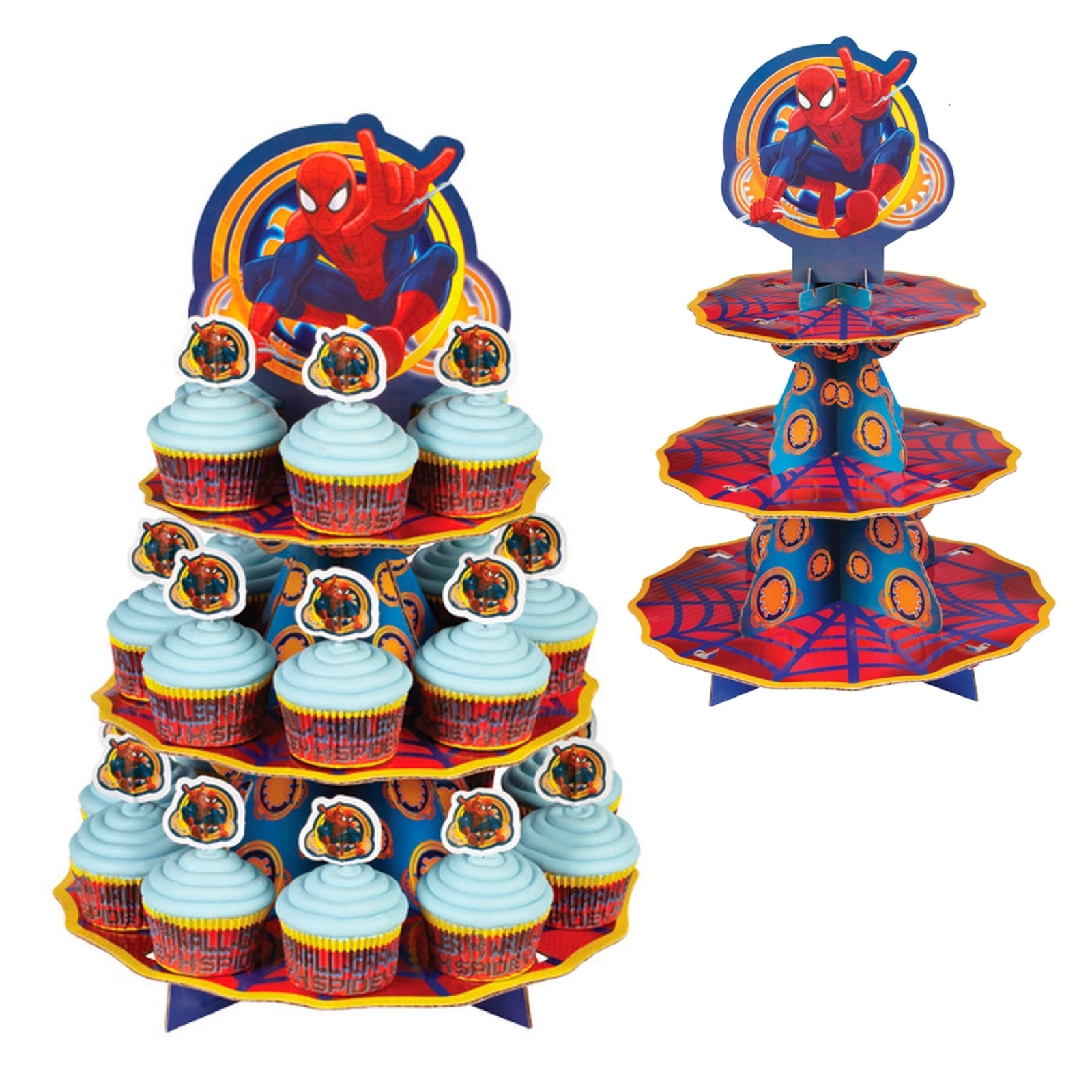 Ultimate Spiderman Wilton Cupcake Stand