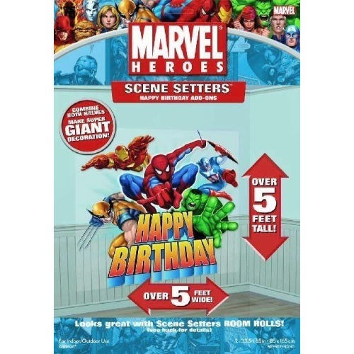 Marvel Spiderman Scene Setter Wall Decorations