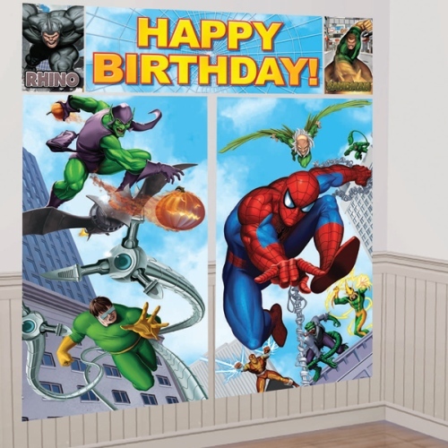 Spiderman Scene Setter Wall Decorations
