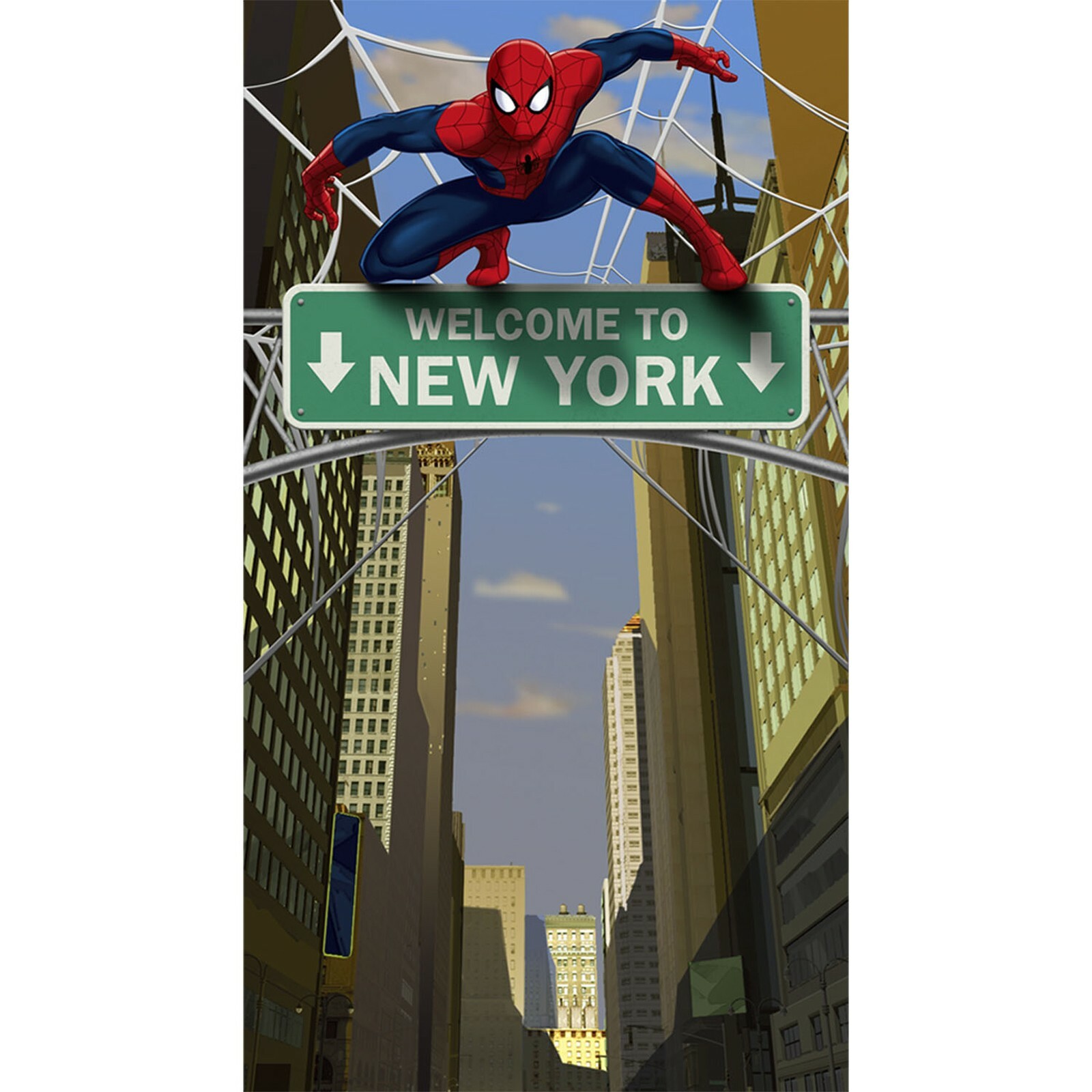 Ultimate Spiderman Door Banner