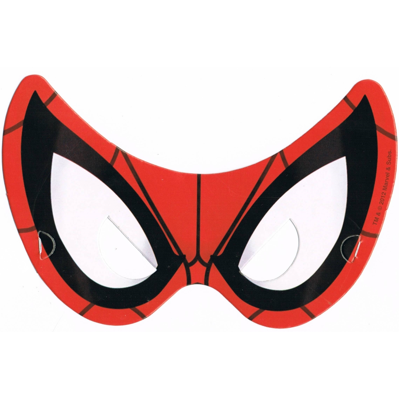 Ultimate Spiderman Party Masks (Pack of 8)