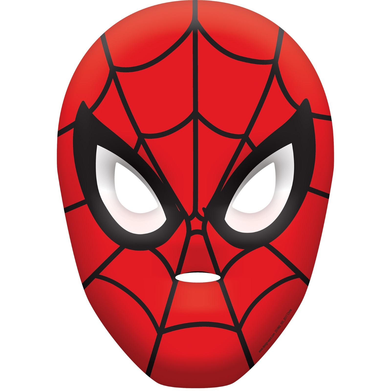 Spiderman Webbed Wonder Party Masks (Pack of 8)