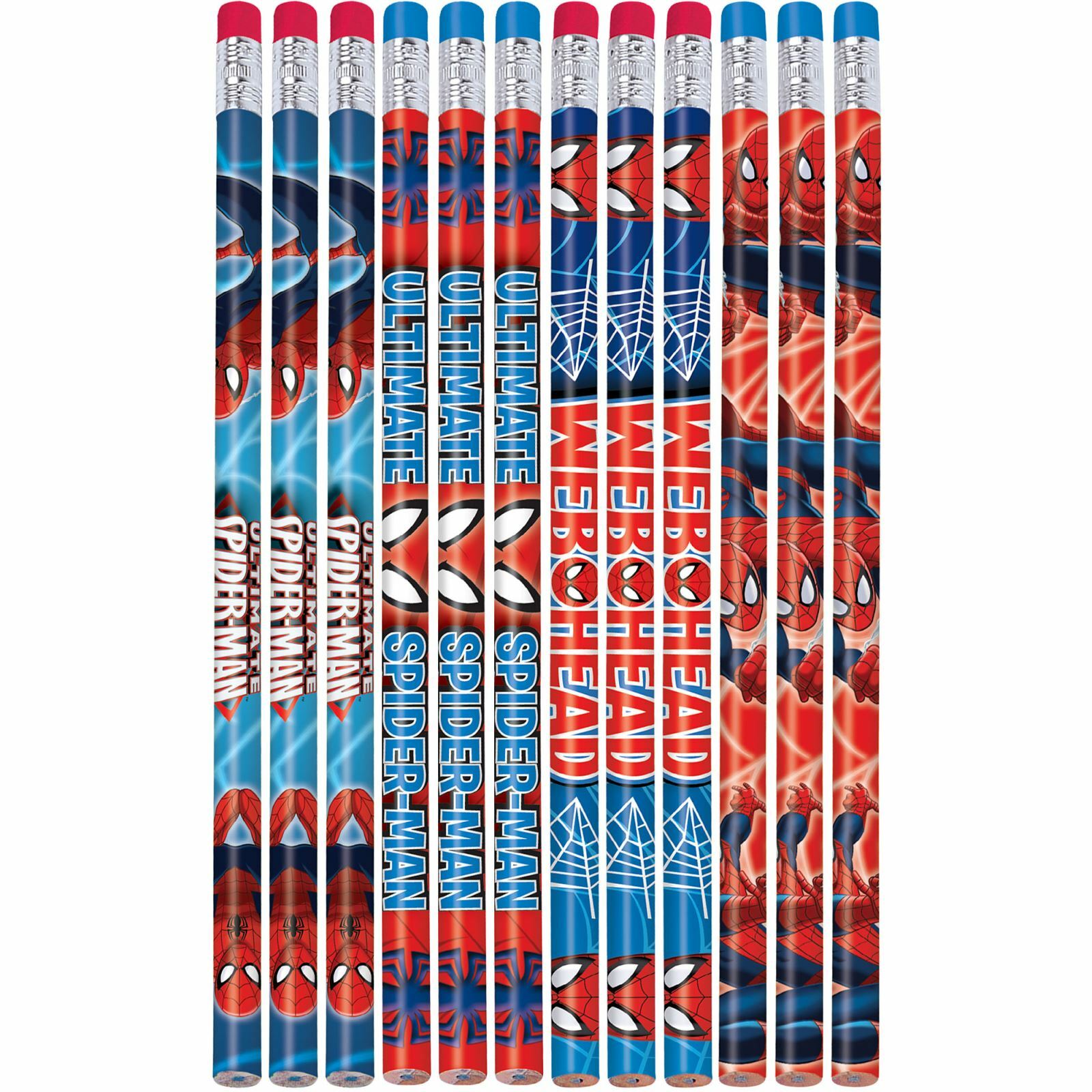Spiderman Pencils (Pack of 12)