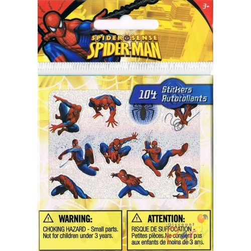 Spiderman Mini Stickers (Pack of 104)