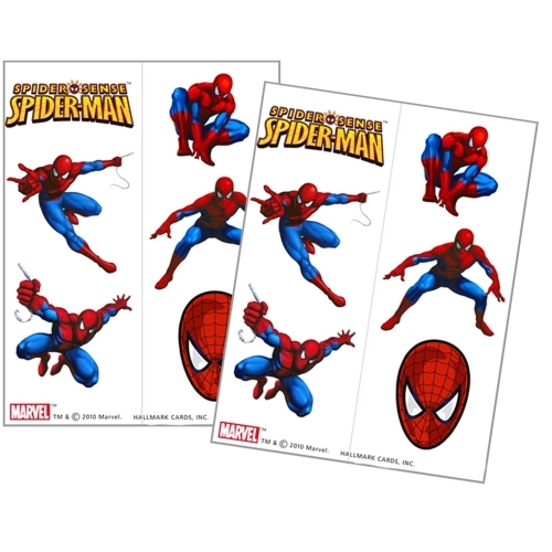 Spiderman Tattoos (2 Sheets)