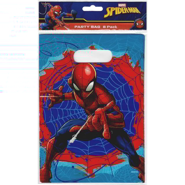 Spiderman Party Hero Lolly/Treat Bags (Pack of 8) Spiderman Boys