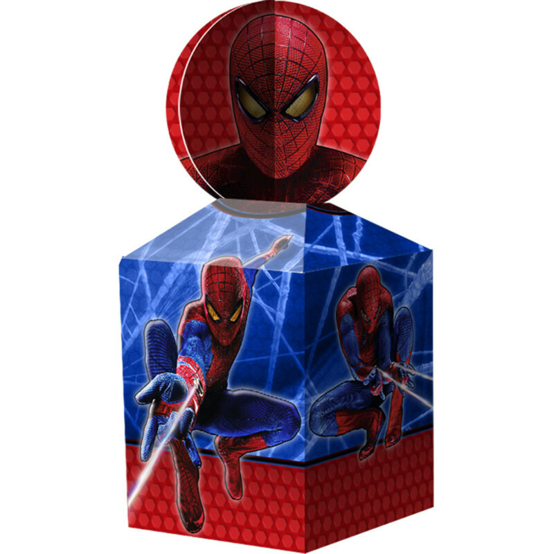 Amazing Spiderman Lolly/Treat Boxes (Pack of 4)