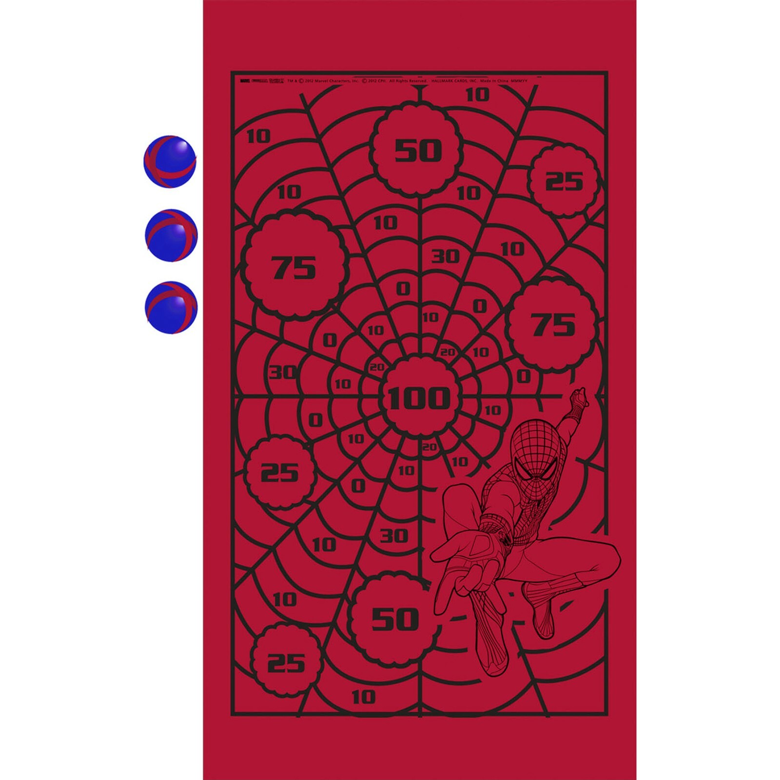 Spiderman Velcro Toss Party Game