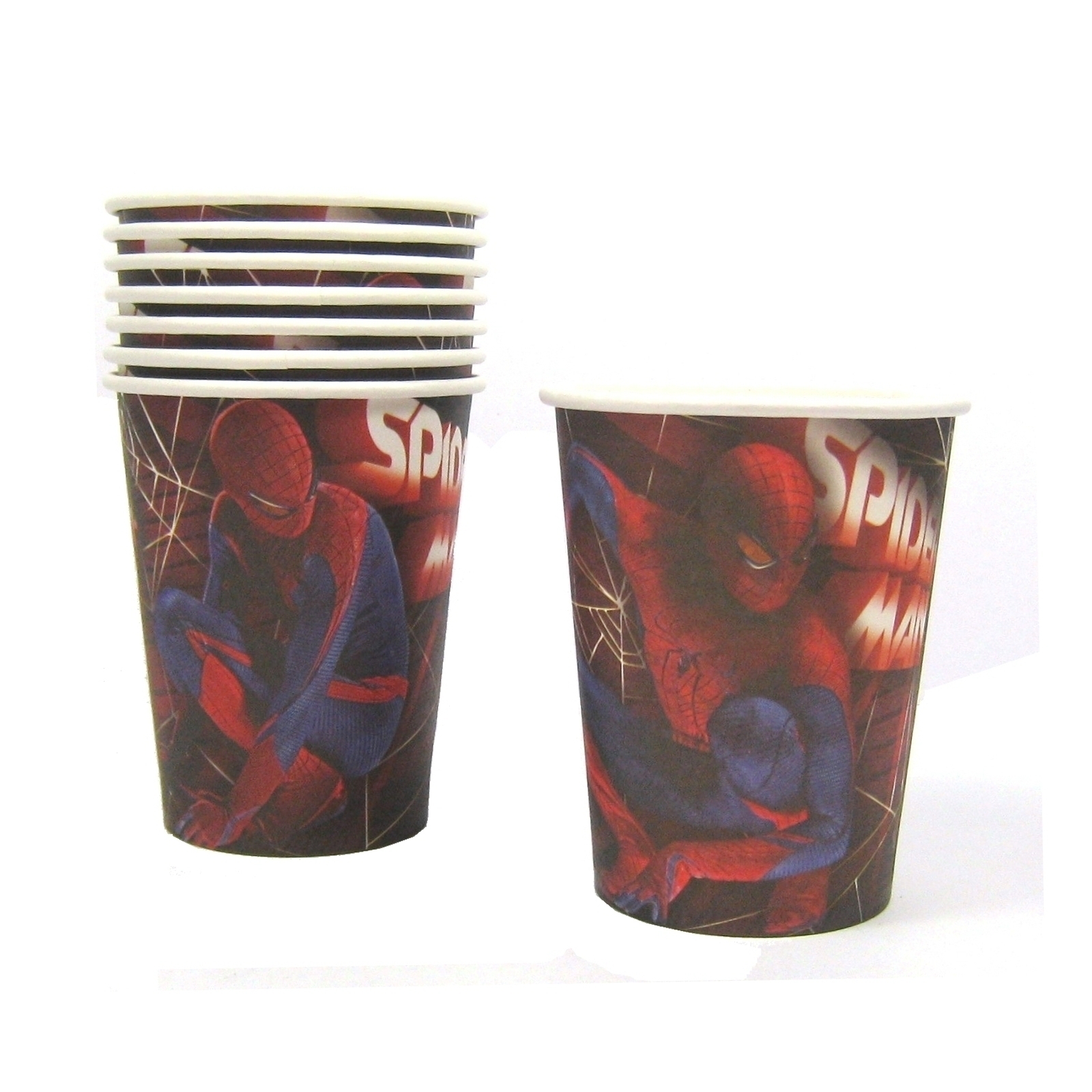 Spiderman 4 Paper Party Cups (Pack of 8)