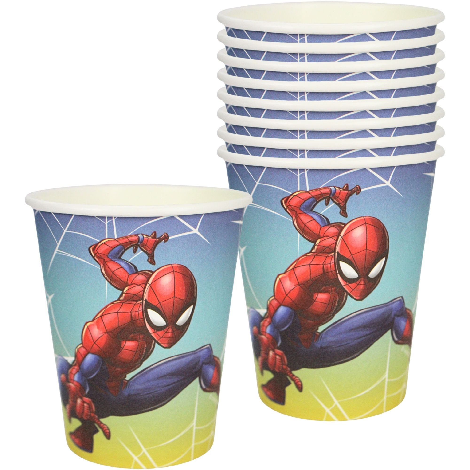 Spiderman Party Hero Paper Cups (Pack of 8)