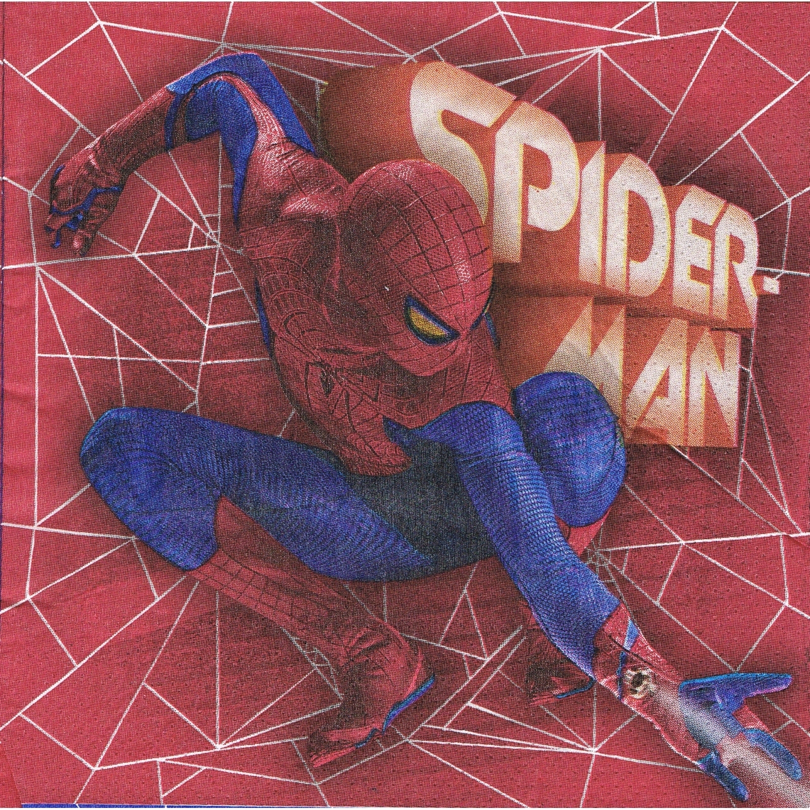 Spiderman 4 Large Napkins / Serviettes (Pack of 16)