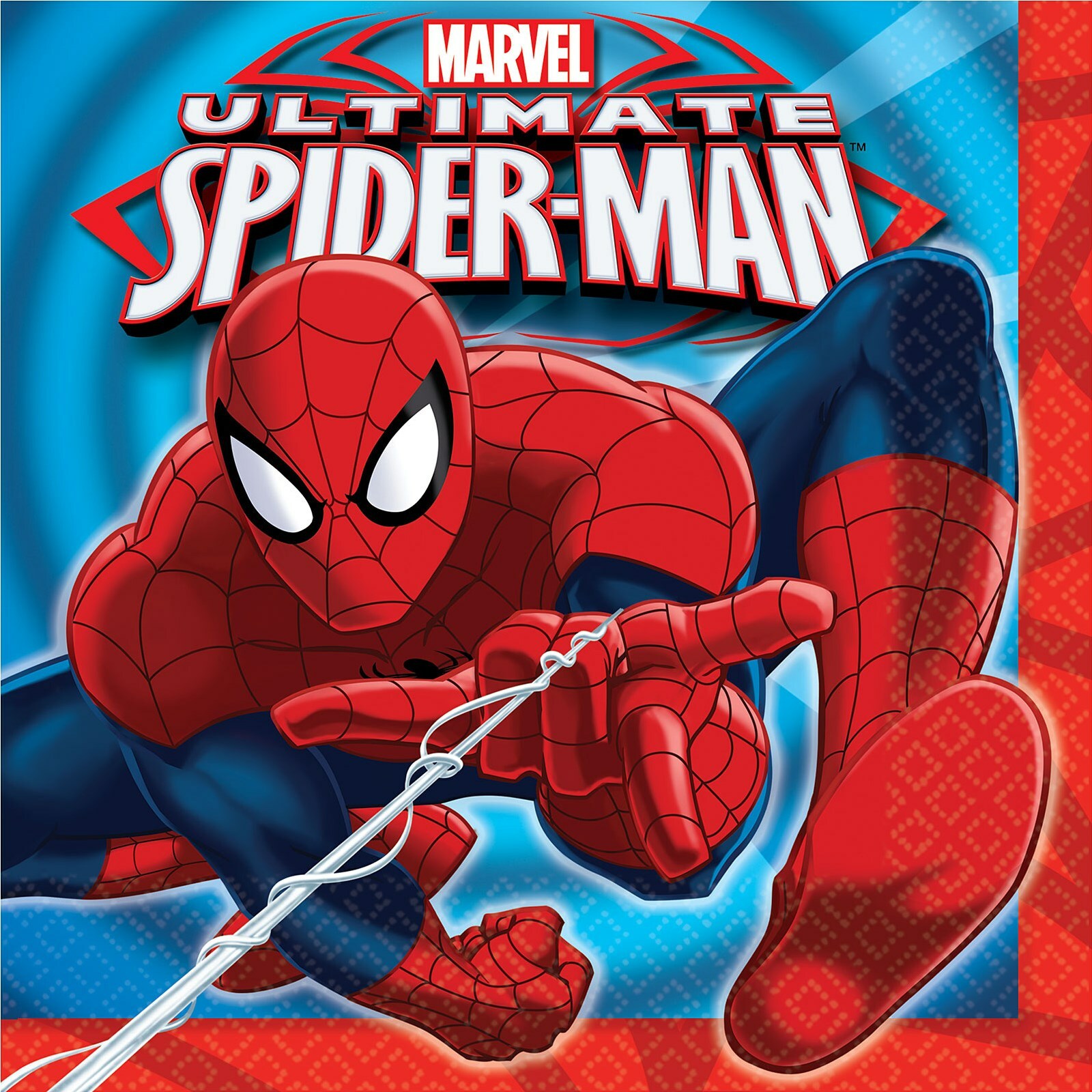Ultimate Spiderman Large Napkins / Serviettes (Pack of 16)