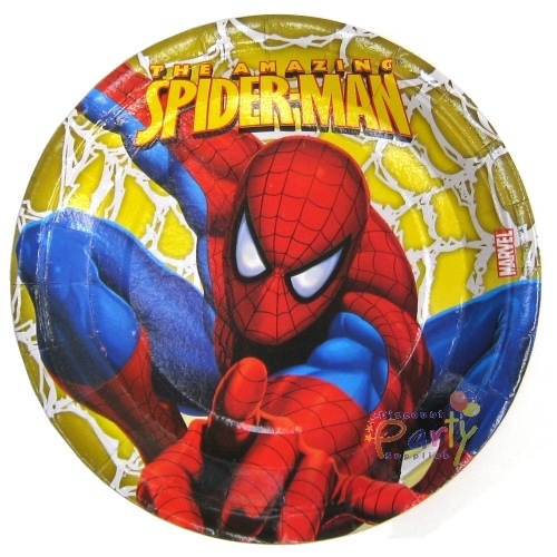 Spiderman Large Paper Plates (Pack of 8)