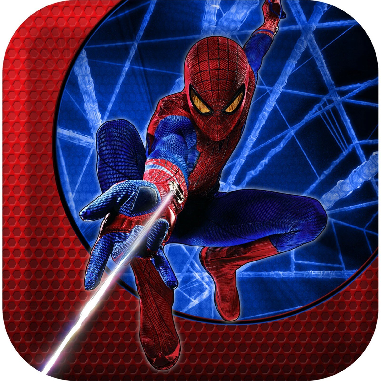 Amazing Spiderman Large Paper Plates (Pack of 8)
