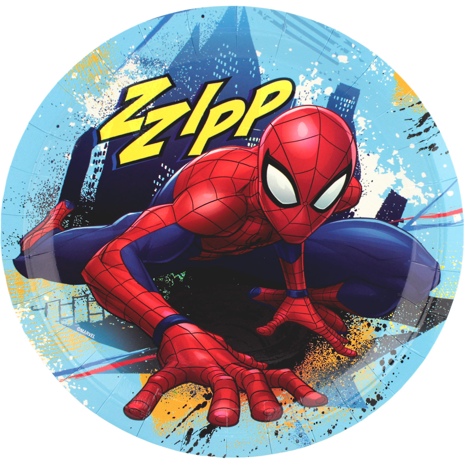 Spiderman Party Hero Large Paper Plates (Pack of 8)