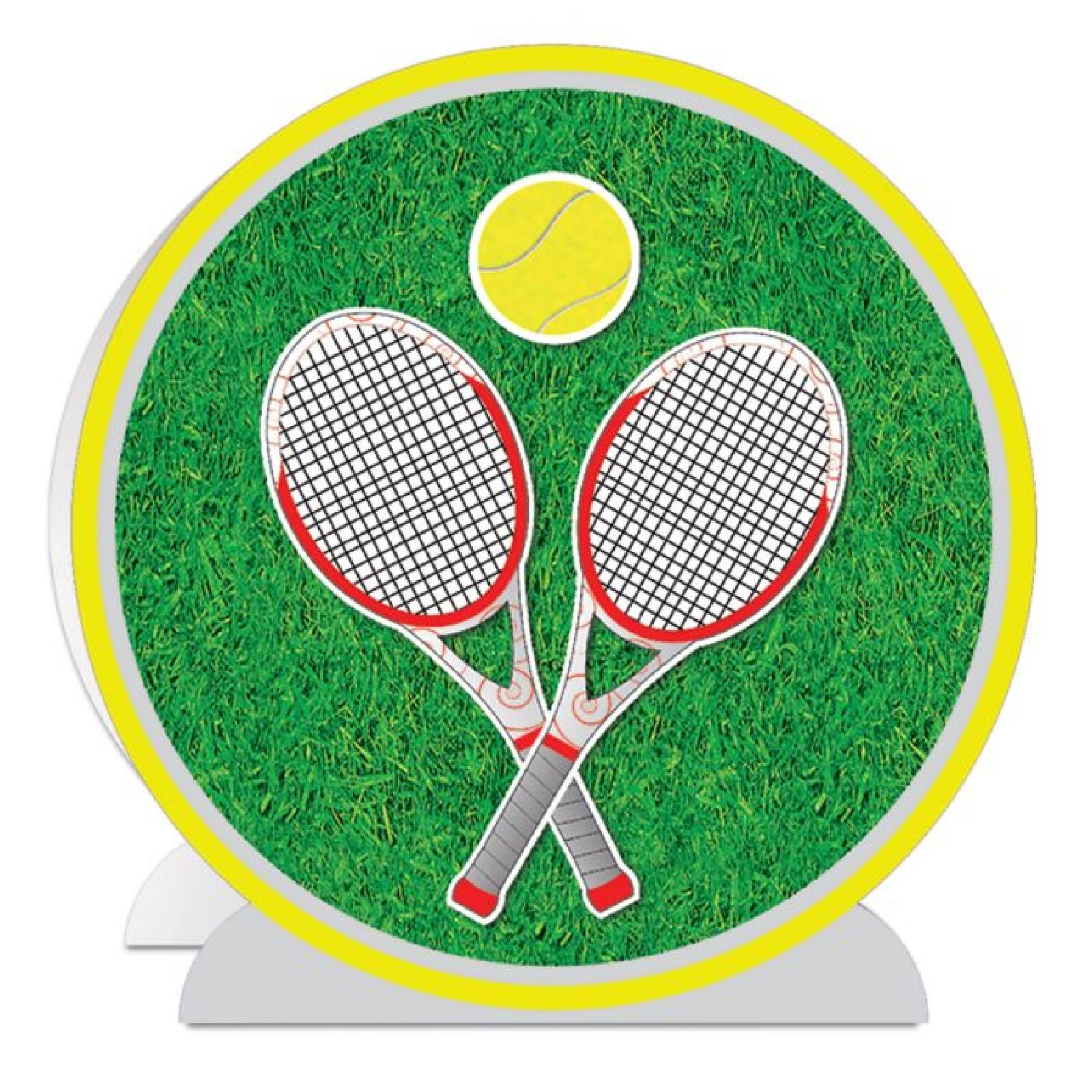 Tennis Racquets And Ball Centerpiece