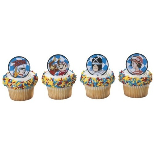 Speed Racer Cupcake Rings (Pack of 12)