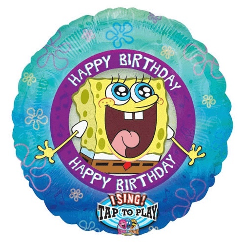SpongeBob Squarepants Sing-A-Tune Singing Balloon