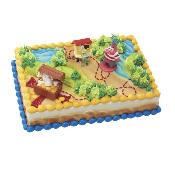 SpongeBob Squarepants Treasure Chest Cake Decoration Kit