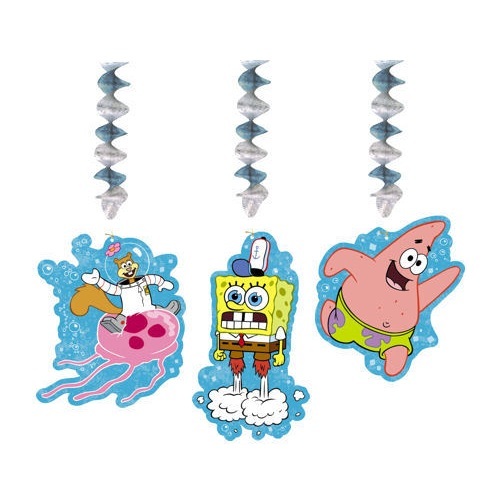 SpongeBob Squarepants Dangling Decorations (Set of 3)