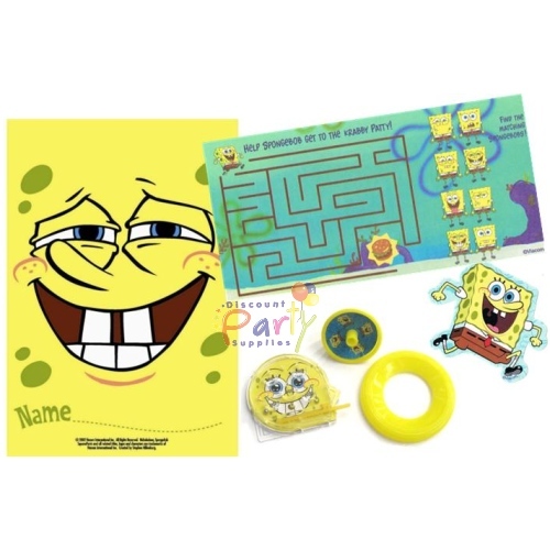 SpongeBob Squarepants Pre-Filled Lolly/Treat Bag