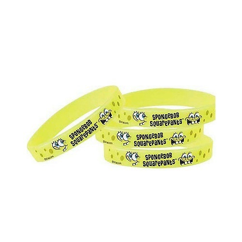 SpongeBob Squarepants Wristbands (Pack of 4)