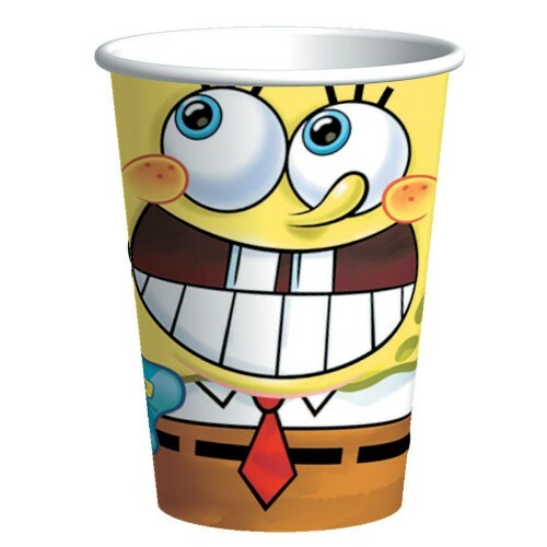 SpongeBob Squarepants Paper Cups (Pack of 8)
