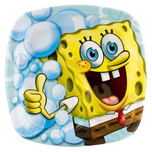 SpongeBob Squarepants Small Paper Plates (Pack of 8)