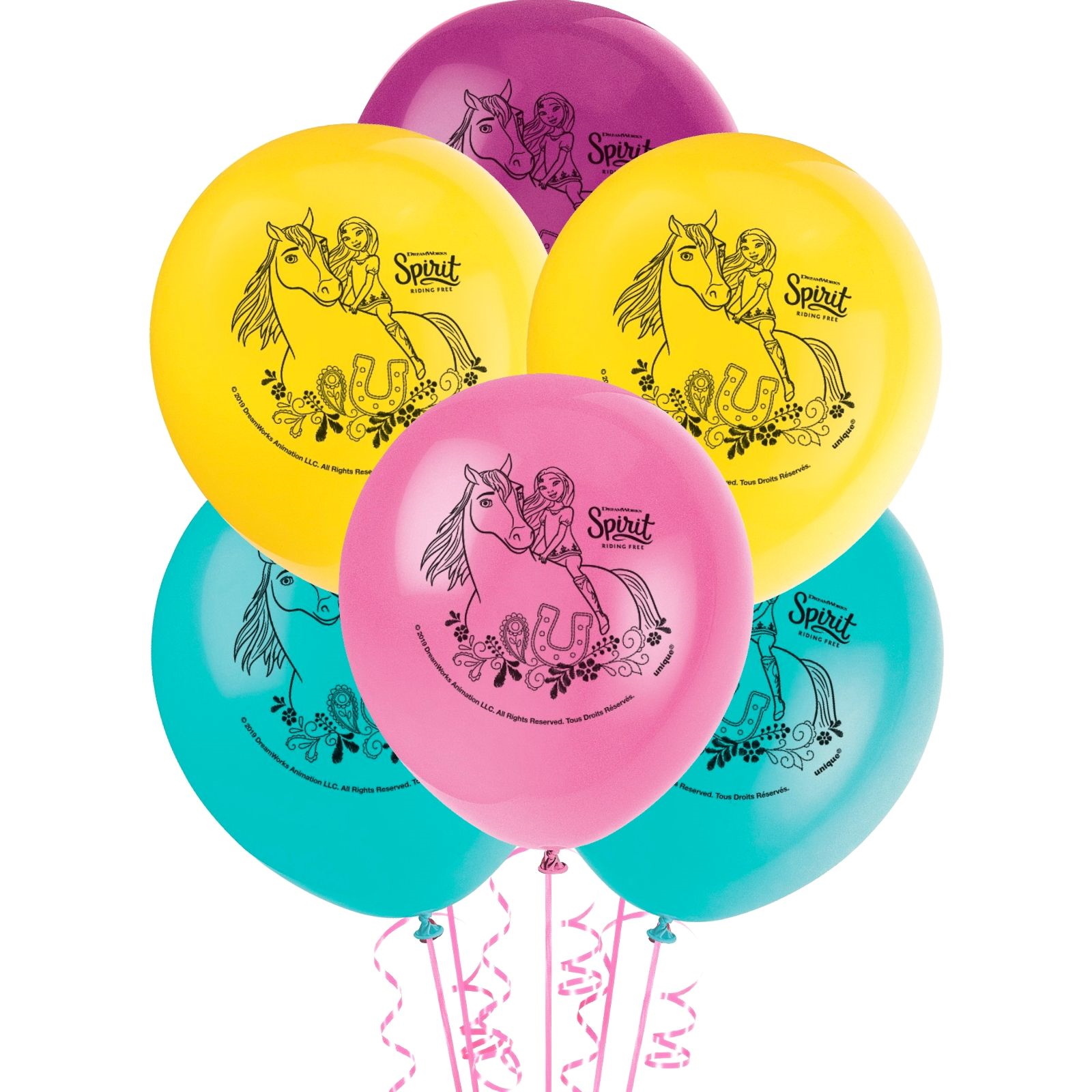 Spirit Riding Free Balloons (Pack of 8)