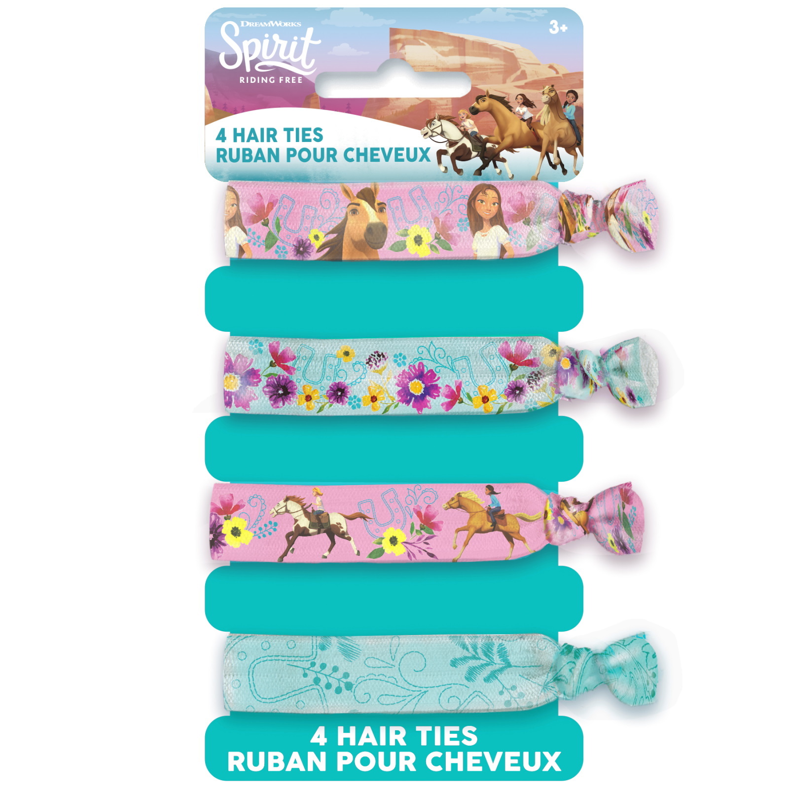 Spirit Riding Free Hair Ties (Pack of 4)