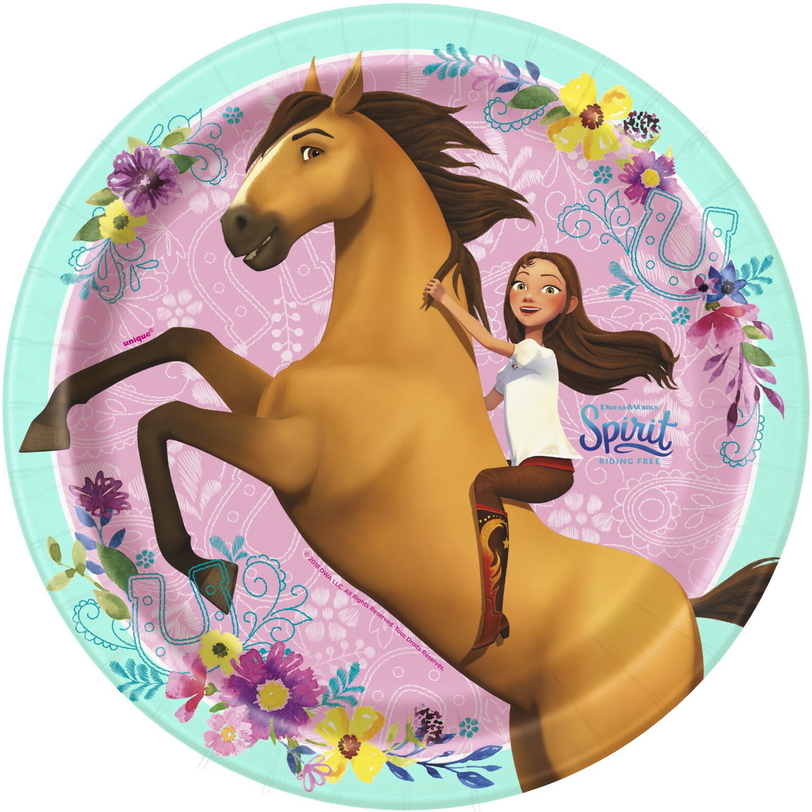 Spirit Riding Free Large Paper Plates (Pack of 8)