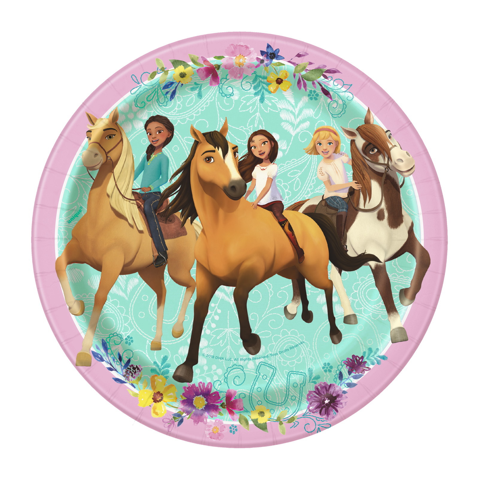 Spirit Riding Free Small Paper Plates (Pack of 8)