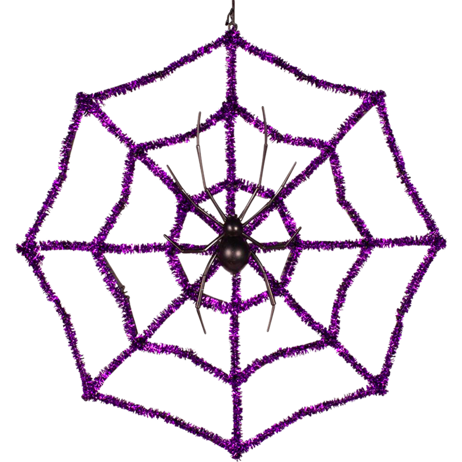 Spiderweb Tinsel Wall Decoration 