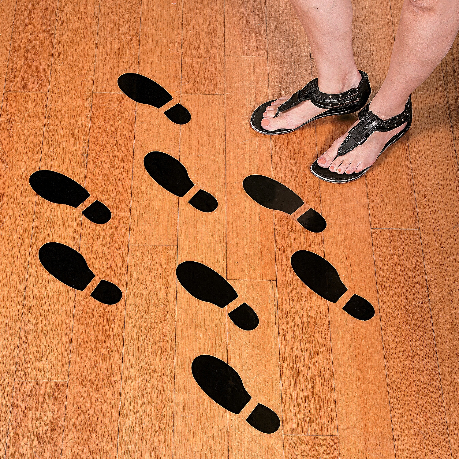 Foot Print Decals (Pack of 16)