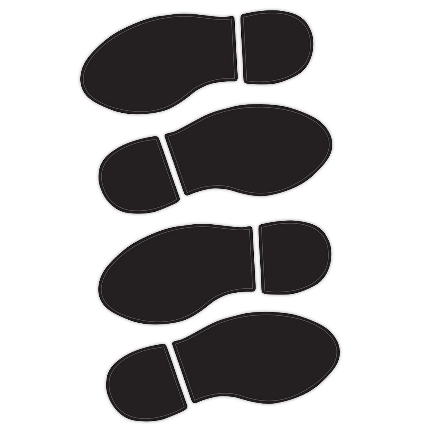 Foot Print Decals (Pack of 4)
