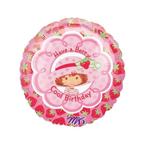 Strawberry Shortcake Happy Birthday Helium Balloon