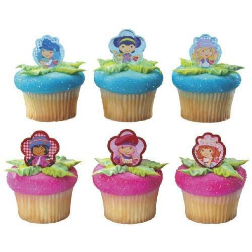 Strawberry Shortcake Cupcake Rings (Pack of 12)