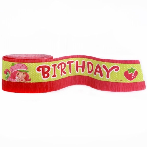 Strawberry Shortcake Crepe Streamer